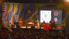 Una de las tantas bandas que la rompió en la última edición de Rock con vos. / Maru Mena Una de las tantas bandas que la rompió en la última edición de Rock con vos. / Maru Mena