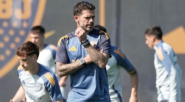 Fernando Gago, el entrenador de Boca. Foto: Boca Juniors