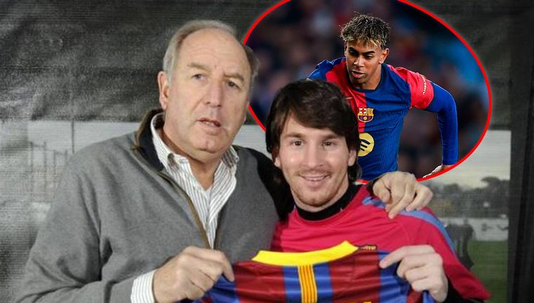 Carles Rexach, descubridor de Messi en Barcelona, habló sobre la comparación con Yamal. Foto: Archivo y FC Barcelona