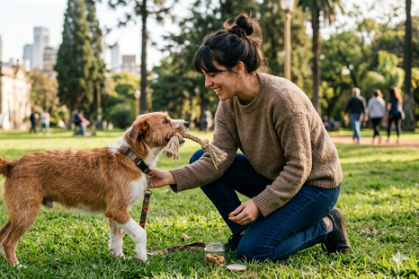 Se puede corregir la conducta del perro. Fuente: IA Gemini. Se puede corregir la conducta del perro. Fuente: IA Gemini.