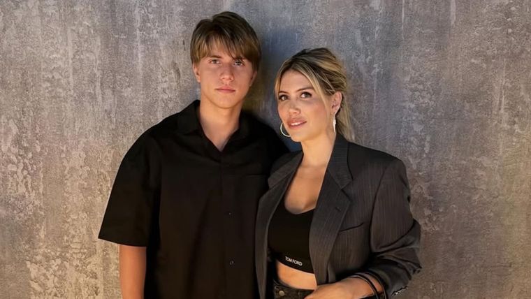 Wanda junto a Valentino López.&nbsp;