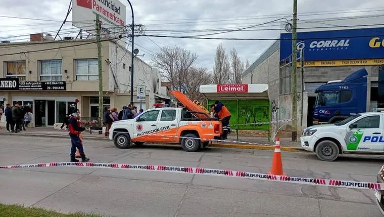 El hallazgo ocurrió en la zona de la calle Pacheco, cerca de la terminal de ómnibus de Cipolletti.&nbsp;