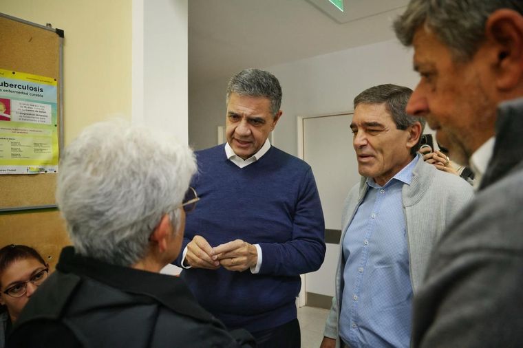Jorge Macri estuvo presente frente al ministro de Salud, el Dr. Fernán Quirós Foto: Gobierno de la Ciudad