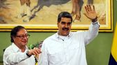 El presidente Gustavo Petro, de Colombia, junto a su par Nicolás Maduro, de Venezuela. Foto Efe El presidente Gustavo Petro, de Colombia, junto a su par Nicolás Maduro, de Venezuela. Foto Efe