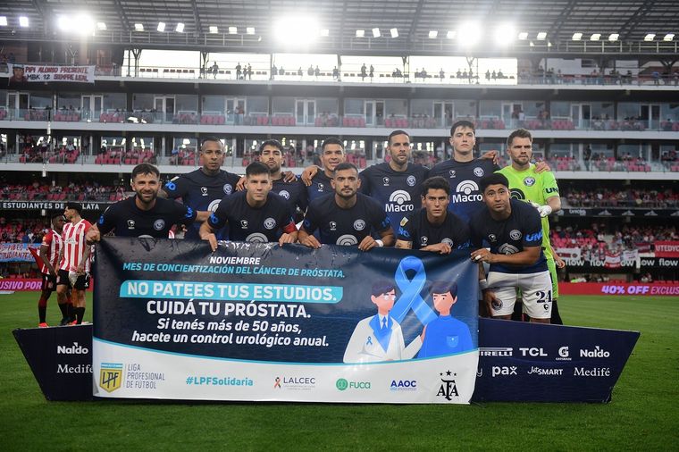 El equipo de Independiente Rivadavia que empató 2 a 2 con Estudiantes en La Plata en febrero por el Torneo Apertura.&nbsp;