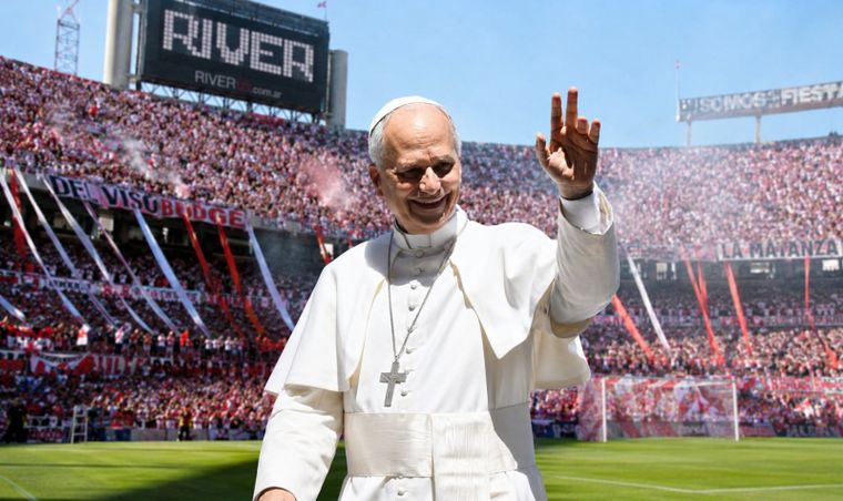 El papa León XIV analiza la posibilidad de dar una misa en el estadio Monumental de River Plate.