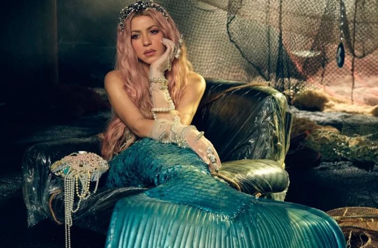 Shakira fue sorprendida por un insospechado roedor en plena grabación Foto: Shakira / Instagram