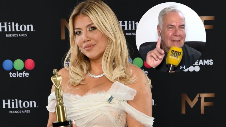 Esteban Mirol fue contundente al opinar del premio de Wanda Nara.