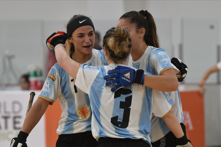 Argentina hizo historia en el hockey sobre patines Foto: Comité Nacional Hockey Patín