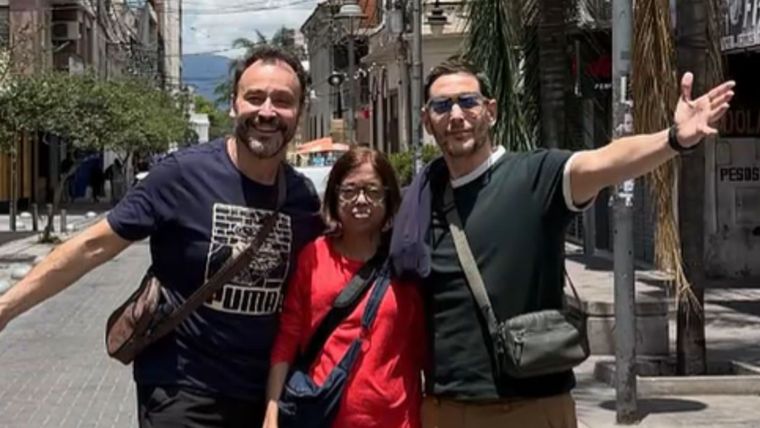 El último viaje junto a Rodrigo Lussich y Adrián Pallares. Foto: captura de video / América TV.&nbsp;