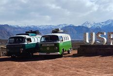 Matías y Nicolás están recorriendo Mendoza desde el 9 de mayo.
