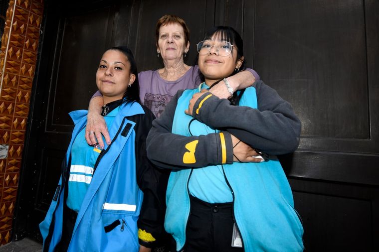 Las mujeres cumplen funciones hace cinco años en la zona de Villa Soldati y su intervención fue clave para que la menor se recupere.