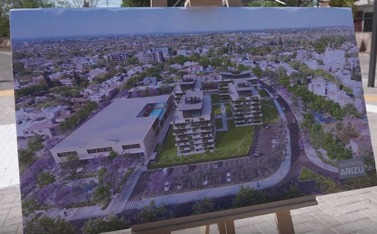 Alfredo Cornejo y Diego Costarelli presentaron Distrito Arizu. Alfredo Cornejo y Diego Costarelli presentaron Distrito Arizu.