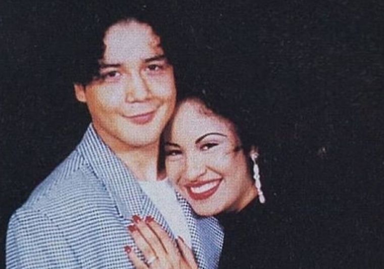 Selena Quintanilla y Chris Pérez