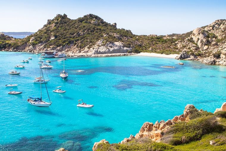 Cerdeña es conocida como el Caribe de Europa. Foto: Shutterstock