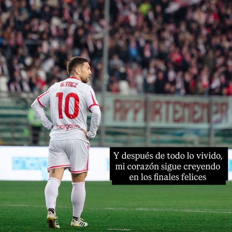 El mensaje íntimo del Papu Gómez para cerrar el 2025. El mensaje íntimo del Papu Gómez para cerrar el 2025.