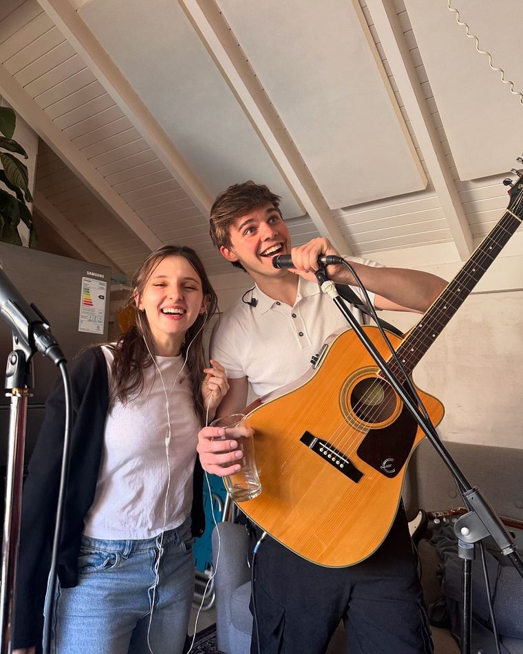 Alma y Jaoco forman el Dúo Celeste. Foto: Ig: @celesteduo_