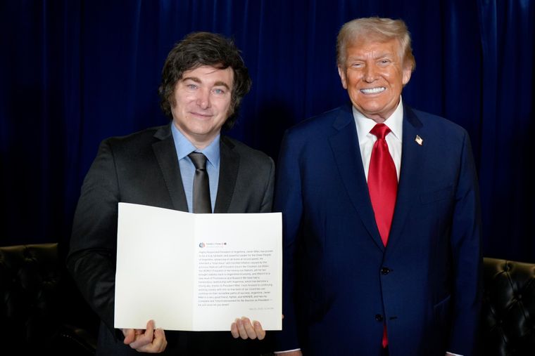 Javier Milei y Donald Trump en su reunión bilateral en Nueva York, en el marco de la Asamblea General de las Naciones Unidas.