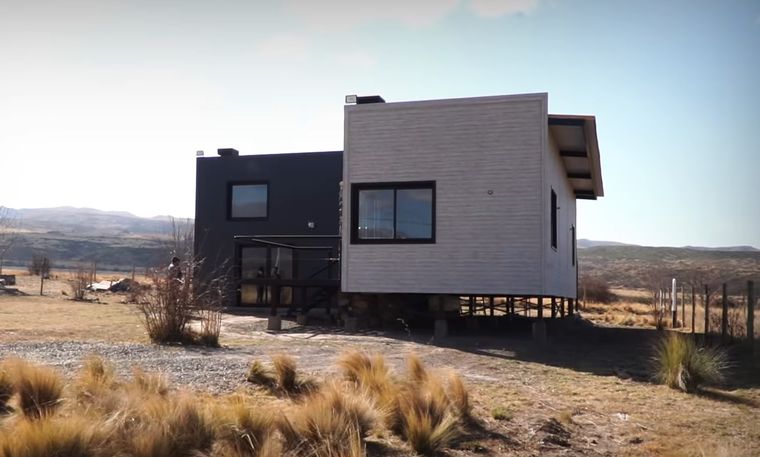 LTN impulsa la construcción modular con paneles aplicados en viviendas como esta de Las Carreras, Tupungato.