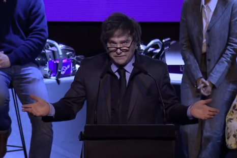 Javier Milei cerró el acto de campaña en Junín. Javier Milei cerró el acto de campaña en Junín.