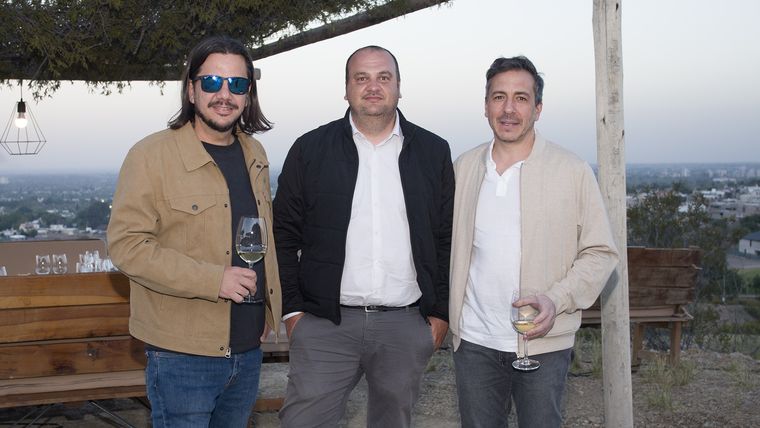 Nacho Castro, Germán da Souza y Marcelo de Faveri. Nacho Castro, Germán da Souza y Marcelo de Faveri.