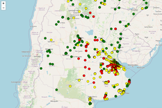 El Instituto Tecnológico de Buenos Aires (ITBA) difundió el Mapa del Arsénico.