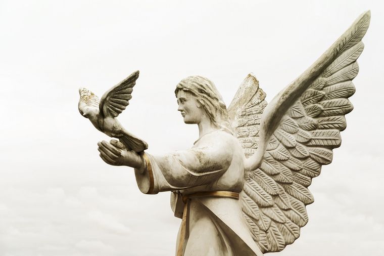 angel Un mensaje esperanzador. Foto: Fuente: Shutterstock