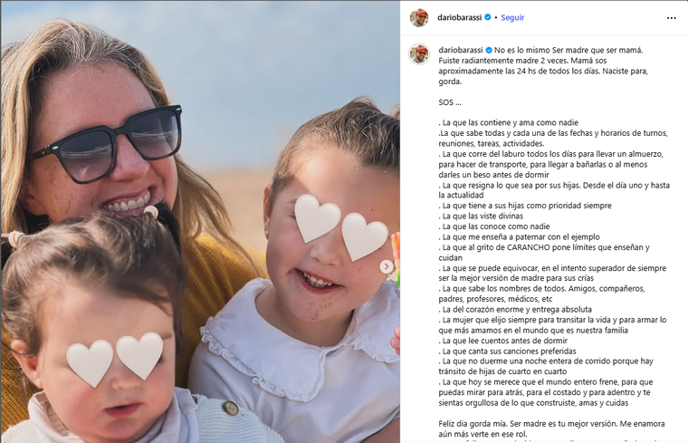 Darío Barassi. Créditos: Instagram Darío Barassi. Créditos: Instagram