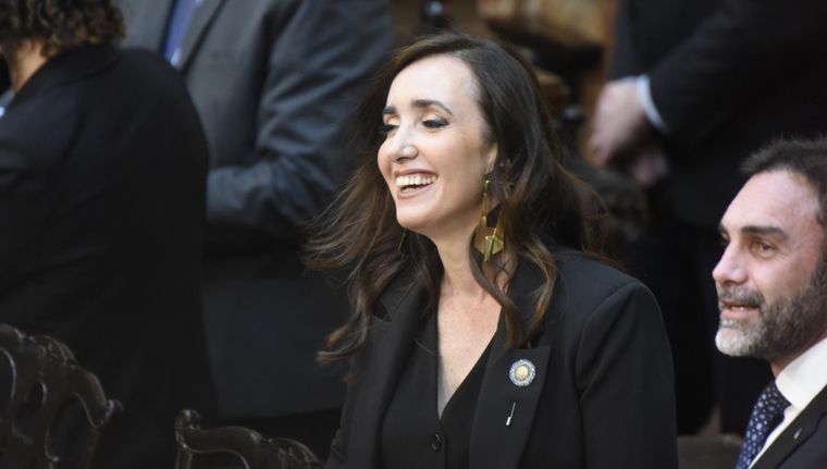 Victoria Villarruel, hoy enfrenta a su compañero de fórmula. Foto: Archivo Victoria Villarruel, hoy enfrenta a su compañero de fórmula. Foto: Archivo