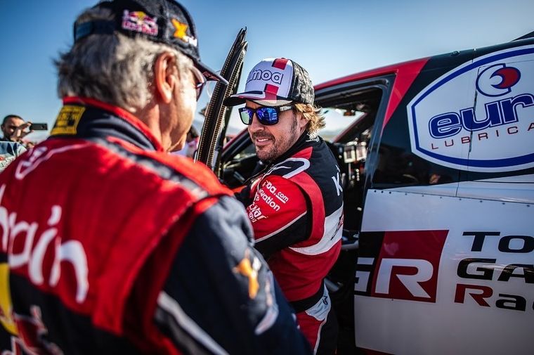 Fernando Alonso debutó en el Rally Dakar Fernando Alonso Oficial Foto: Fernando Alonso Oficial