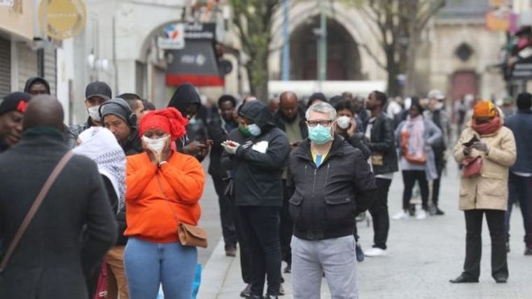 Saint Denis, un suburbio de clase trabajadora de París, se ha convertido en una de las regiones francesas con las más altas tasas de mortalidad por coronavirus.