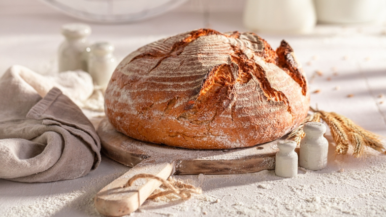 Amasa felicidad: receta de pan de campo para todos los días.