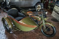 harley-davidson jd sidecar 1928: el unico ejemplar esta a la venta
