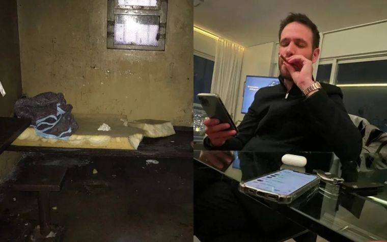 Del lujo al encierro: así vive Elías Piccirillo su detención en Ezeiza. Foto: NA.