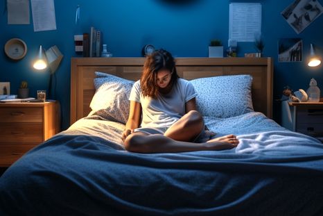 Existen diversas técnicas para combatir el insomnio y mejorar la calidad del sueño Foto: Imagen generada con IA