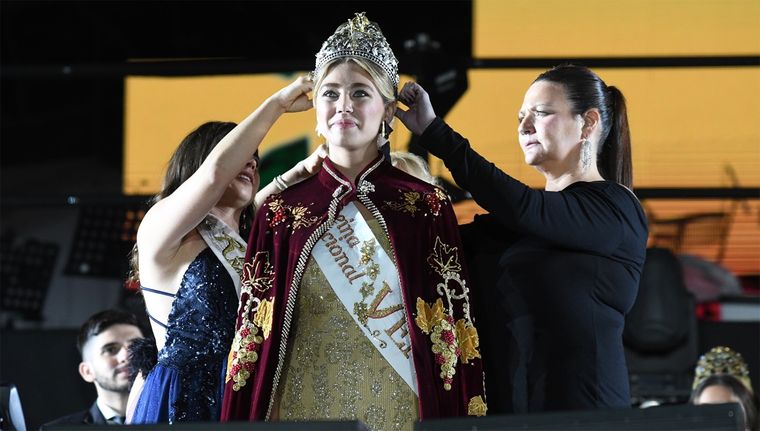 Agostina es la primera reina nacional de la Vendimia que llega desde la Ciudad de Mendoza. Foto: Alf Ponce Mercado/MDZ