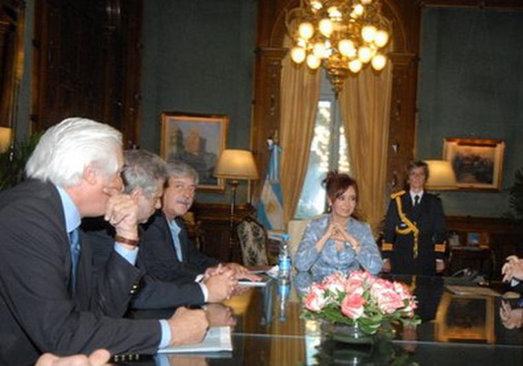 Cristina Kirchner se volverá a reunir con los dirigentes del campo. Foto: Agencias