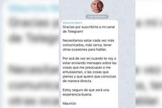 macri abrio una cuenta en telegram
