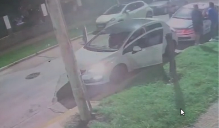 Una de las imágenes del ataque Foto: NA