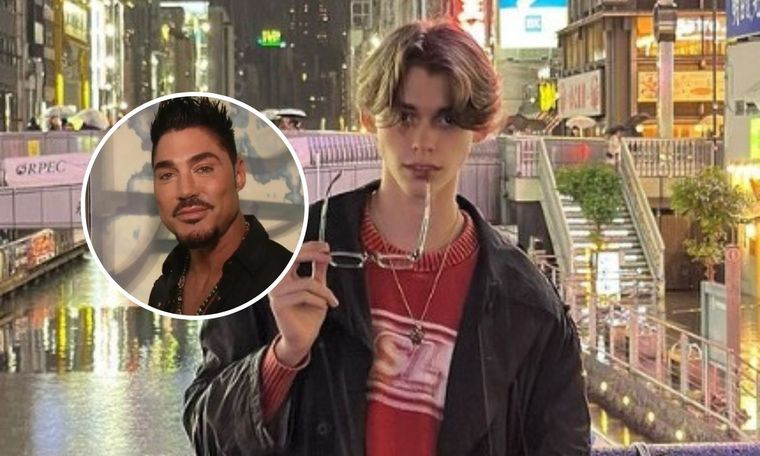 Felipe Fort se cambió el look y quedó increíblemente parecido a su padre, Ricardo El joven sorprendió también con un gesto muy similar al de su papá