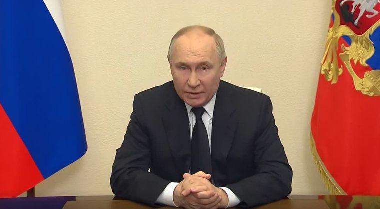 Vladimir Putin habló sobre el atentado ocurrido en Moscú