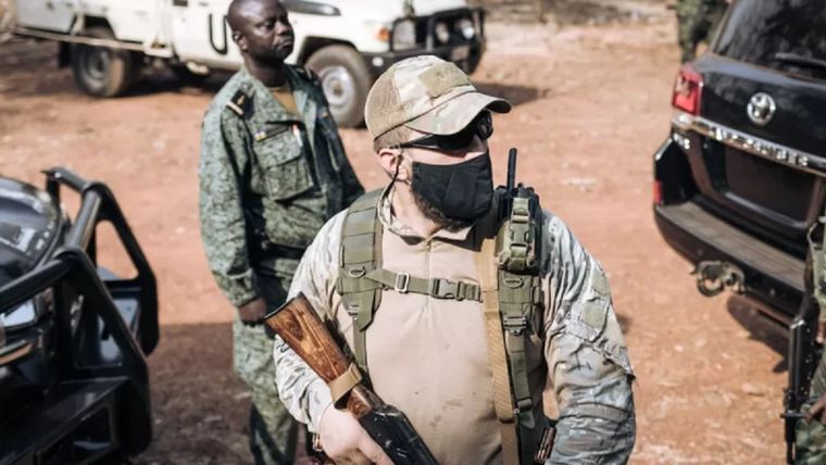 Los mercenarios rusos han estado presentes en República Centroafricana desde 2017 Foto: AFP