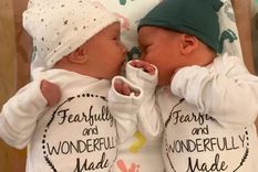 Lydia Ann y Timothy Ronald Ridgeway nacieron el 31 de octubre de 2022. Foto: EPA