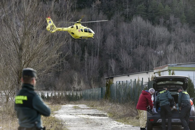 El operativo en la zona del pico Tablato, del municipio de Panticosa, provincia de Huesca (noroeste).