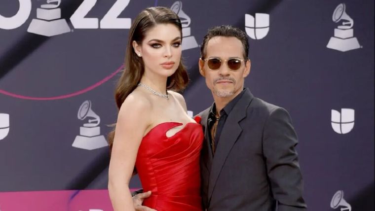 Marc Anthony y Nadia Ferreira cumplieron un año de casados. Foto: Getty Images