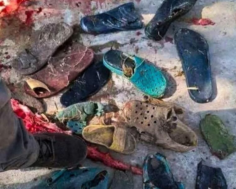 Hallaron seis pares de zapatos adicionales, que podrían pertenecer a otras posibles víctimas.