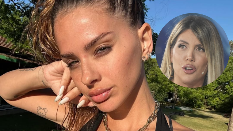 La China Suárez y Wanda Nara Foto: Instagram @sangrejaponesa, Prensa Telefe