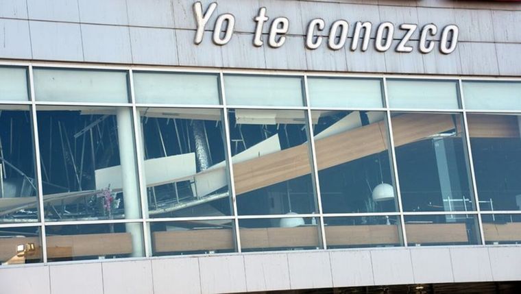 El derrumbe ocurrió el viernes Foto: LM Neuquén