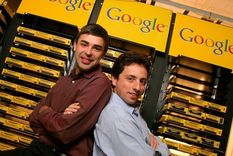 Larry Page y Sergey Brin lanzaron Google en 1998. Foto: GETTY IMAGES