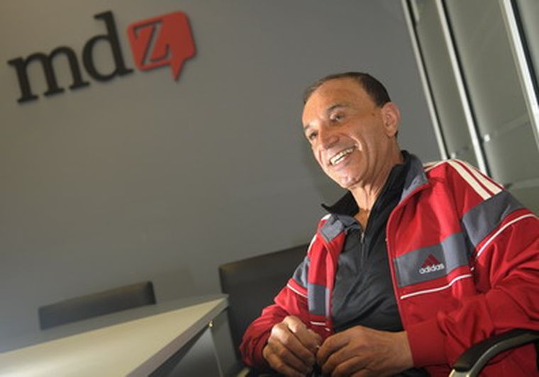 Ramón Abdala, el hombre que corre para vivir. Foto: Pachy Reynoso/MDZ